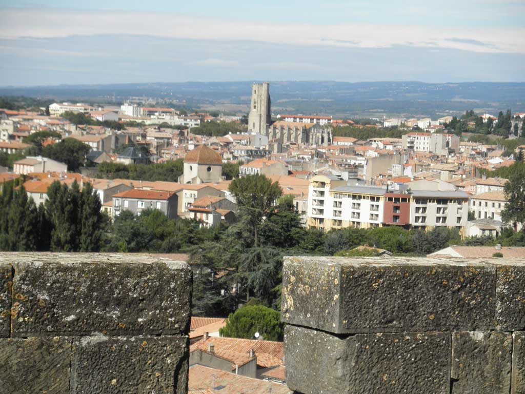 vista d ela ciudad de Carcassonne