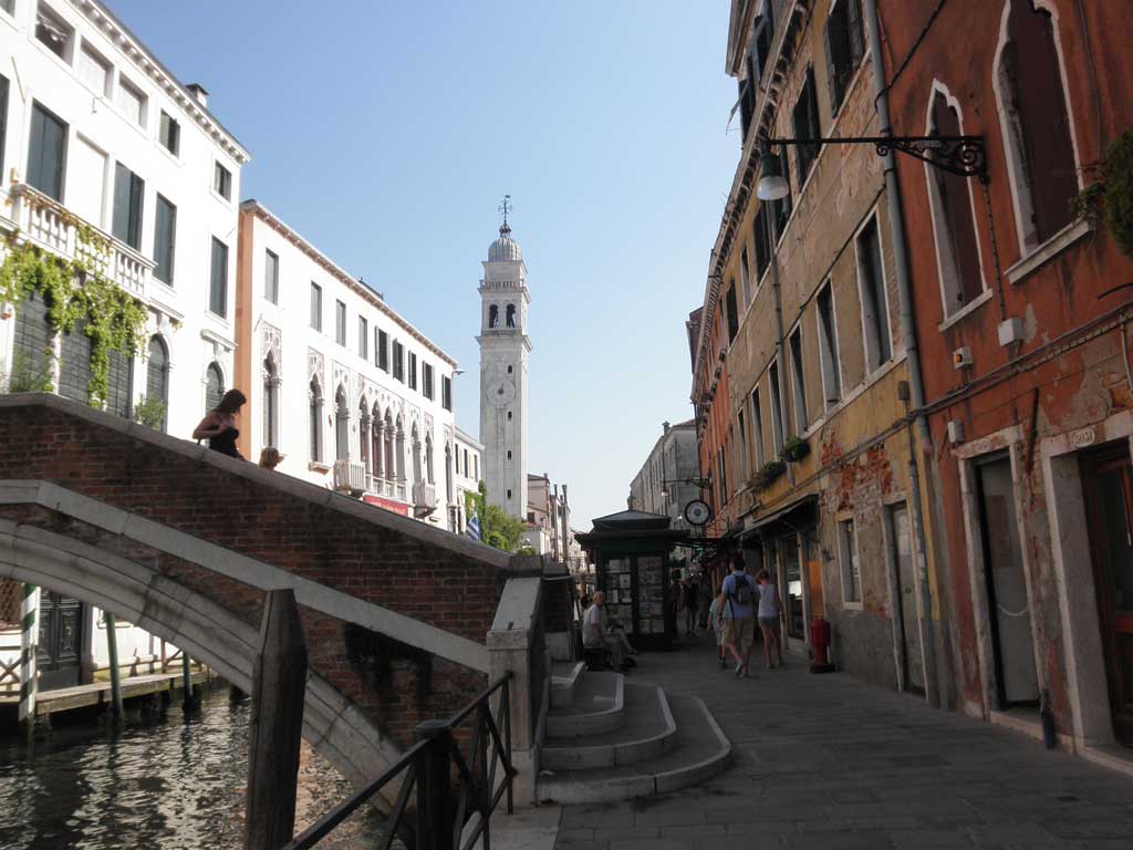 Vista de La Basílica de San Giorgio Maggiore en Venecia